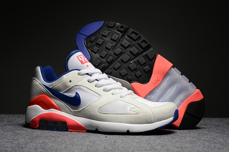 New Nike Air Max 180 White Orange Blue